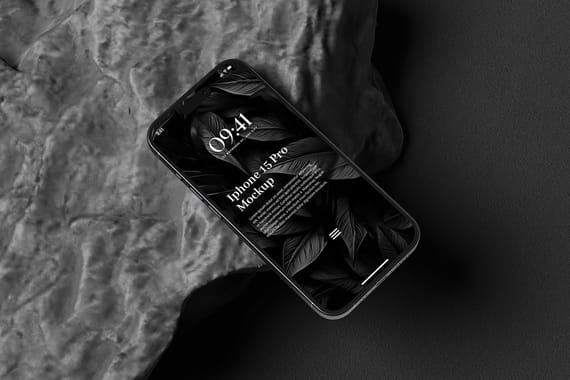 iPhone 15 Pro Mockup Set