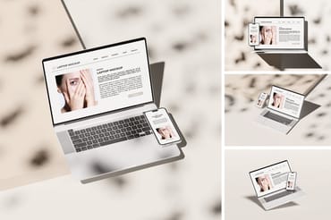 Laptop and Phone Mockup