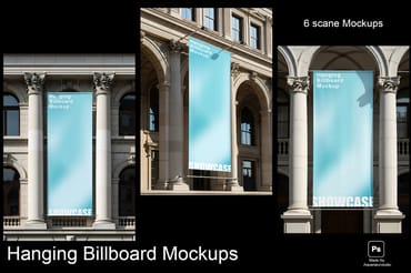Hanging Billboard Mockups