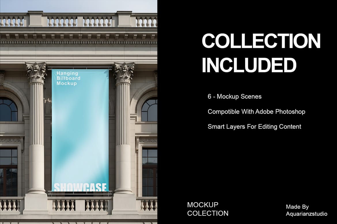 Hanging Billboard Mockups
