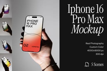 Iphone 16 Pro Max Mockup