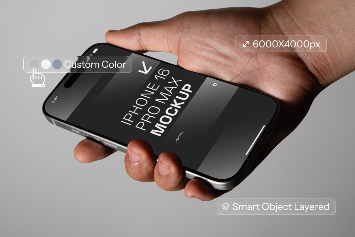 Iphone 16 Pro Max Mockup