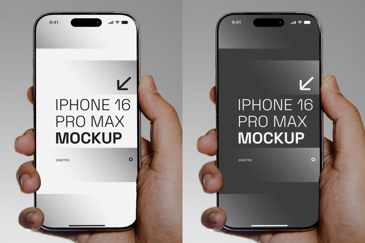 Iphone 16 Pro Max Mockup