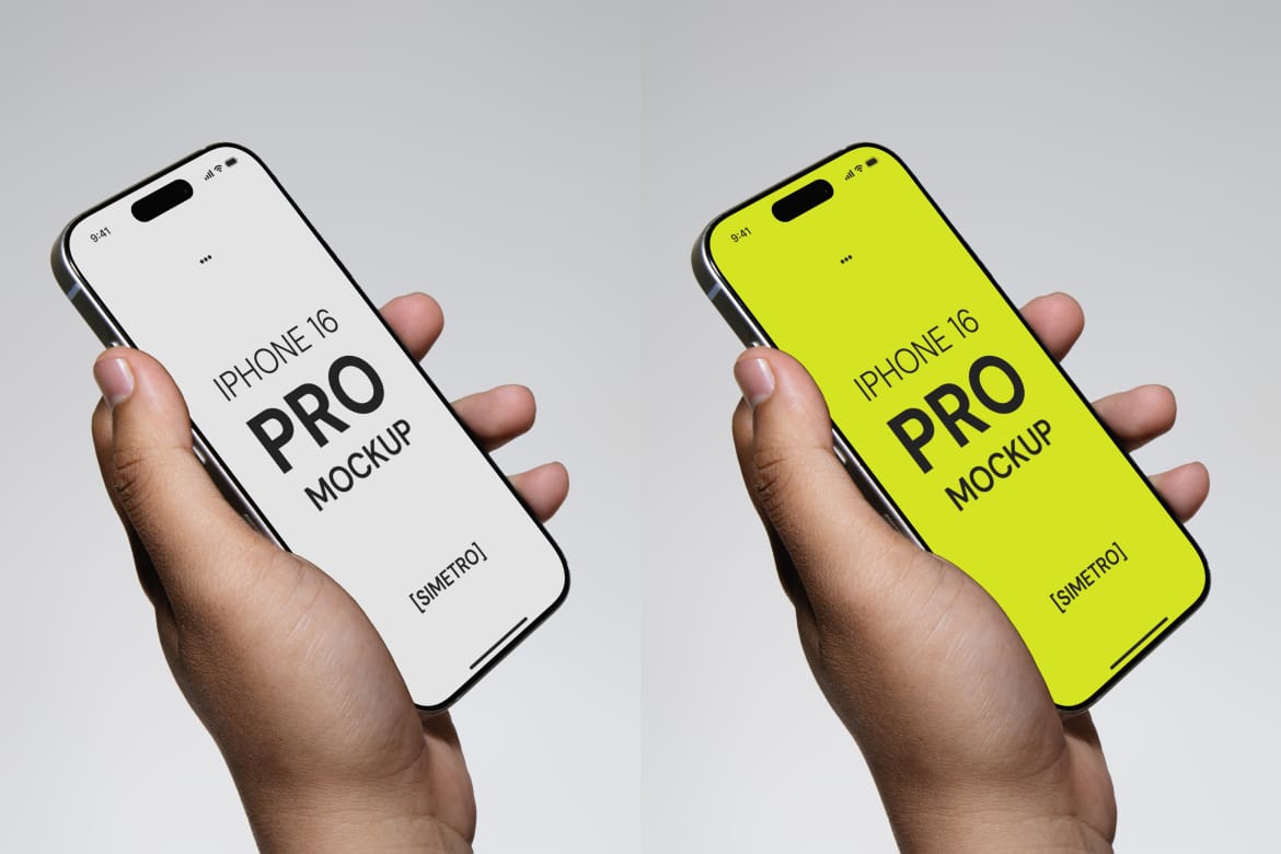 Iphone 16 Pro Max Mockup