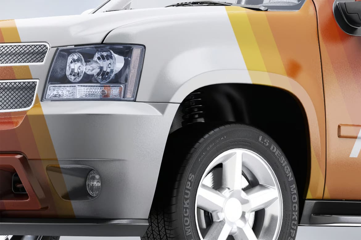 4X4 Pickup Truck Mock-Up