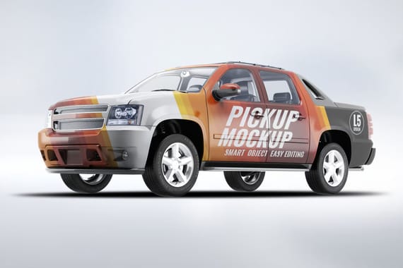 4X4 Pickup Truck Mock-Up