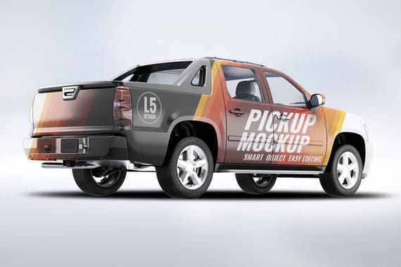 4X4 Pickup Truck Mock-Up
