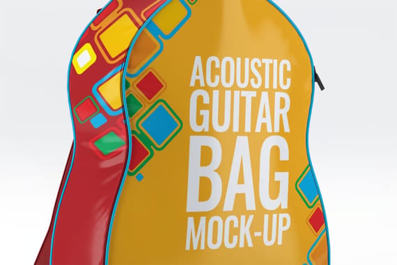Acoustic Guitar Bag Mock-Up