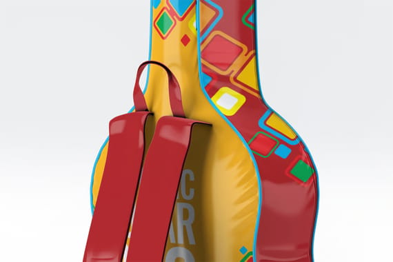 Acoustic Guitar Bag Mock-Up