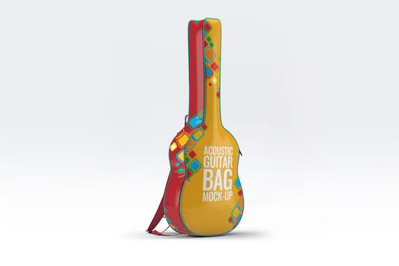 Acoustic Guitar Bag Mock-Up