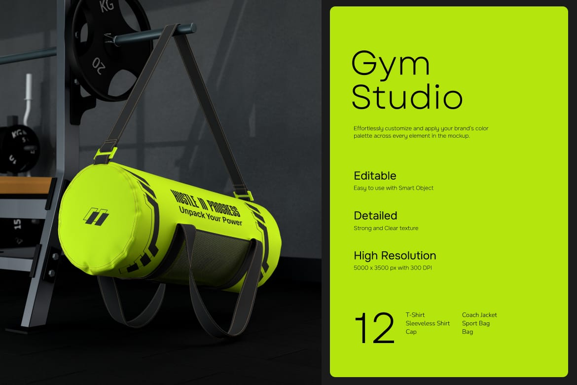 Gym Studio Branding - Apparel & Accessories