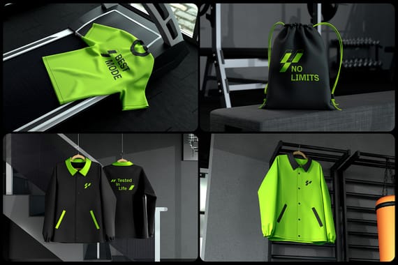 Gym Studio Branding - Apparel & Accessories