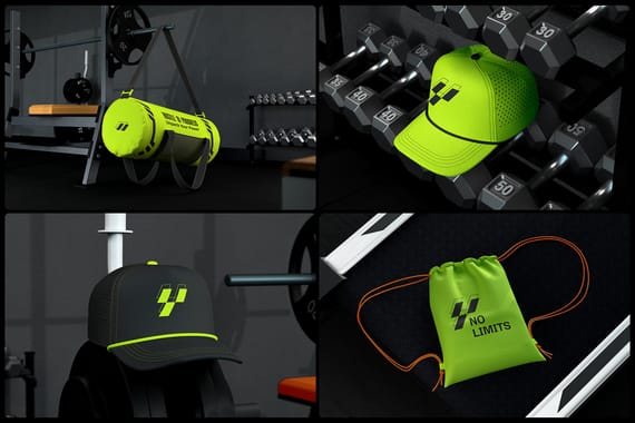 Gym Studio Branding - Apparel & Accessories