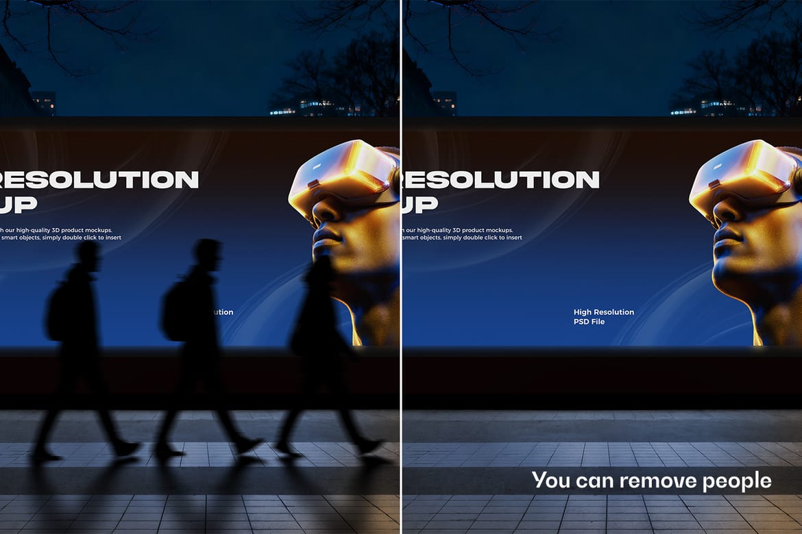 Large Screen Mockup Set