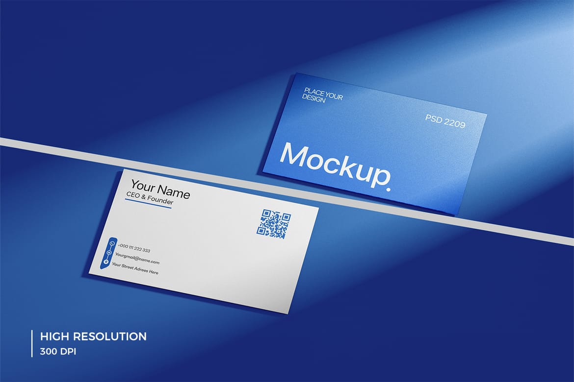 Professional Business Card Mockup