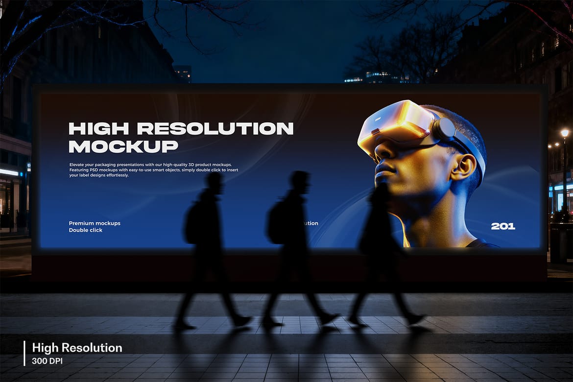 Large Screen Mockup Set