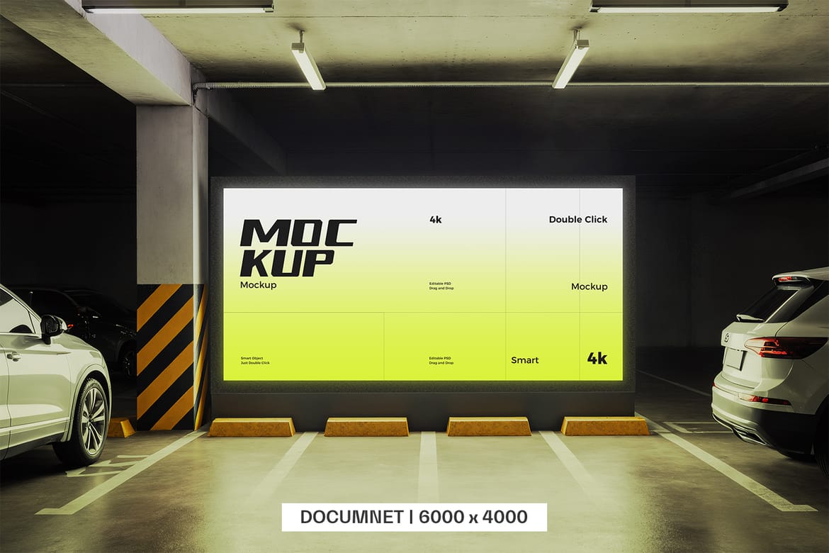 Large Screen Mockup Set