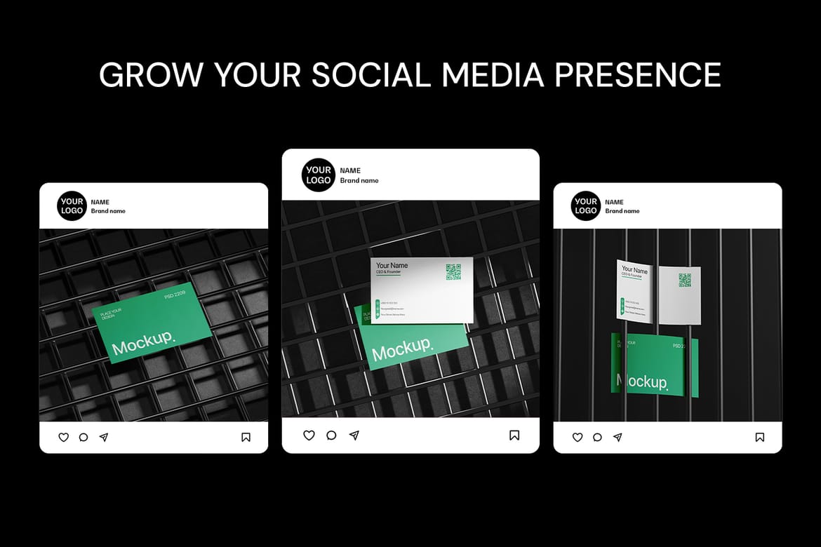 Professional Business Card Mockup