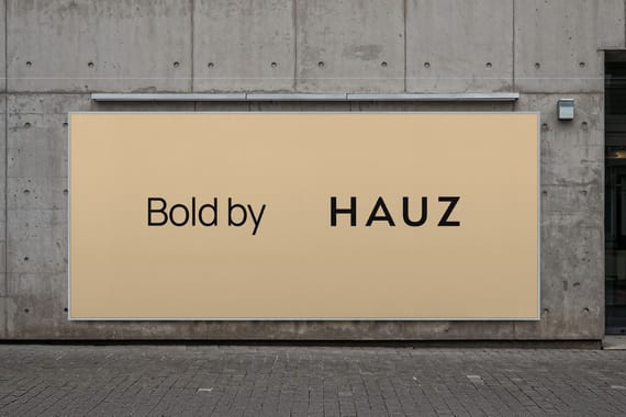 Bold architectural billboard & poster mockups