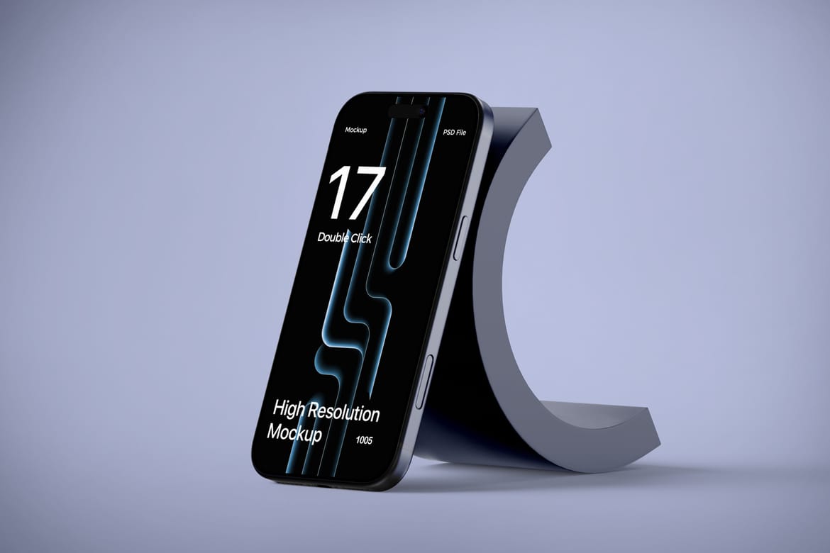 Realistic iPhone 17 Pro Max Mockup