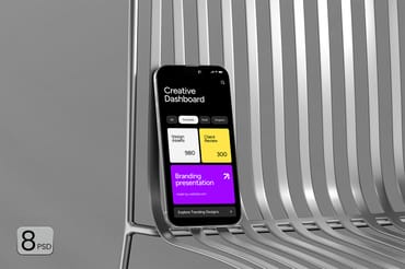 Modern iPhone 16 Pro Max Mockup
