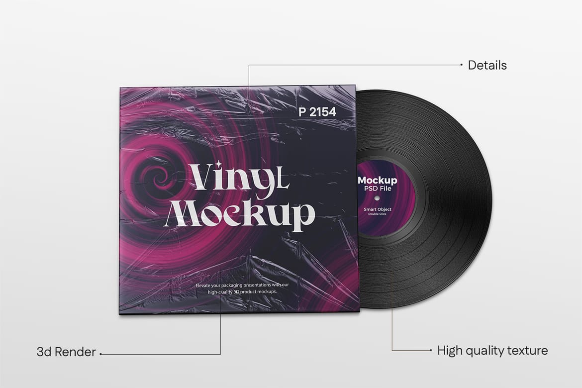Vinyl Record Mockup