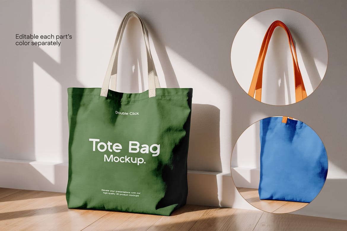 Canvas Tote Bag Mockup