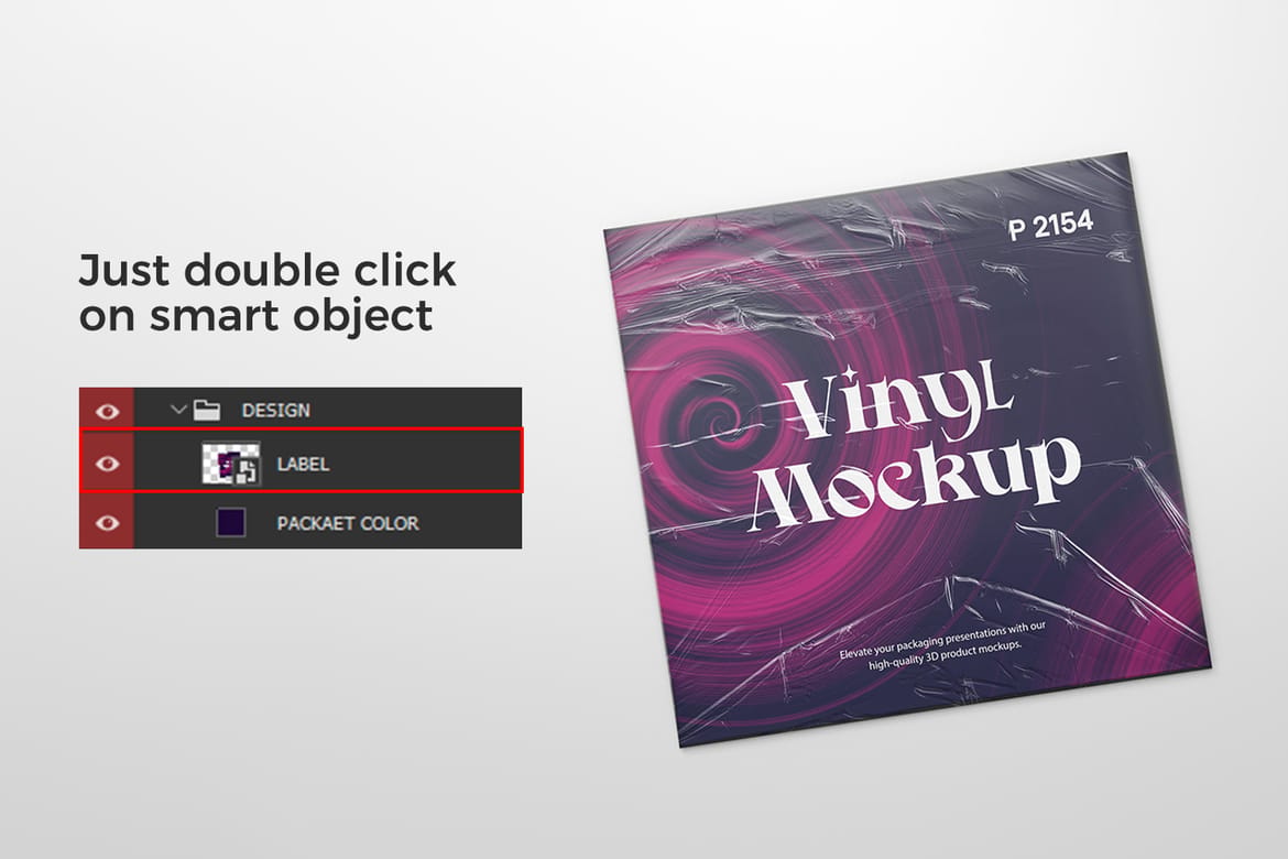 Vinyl Record Mockup