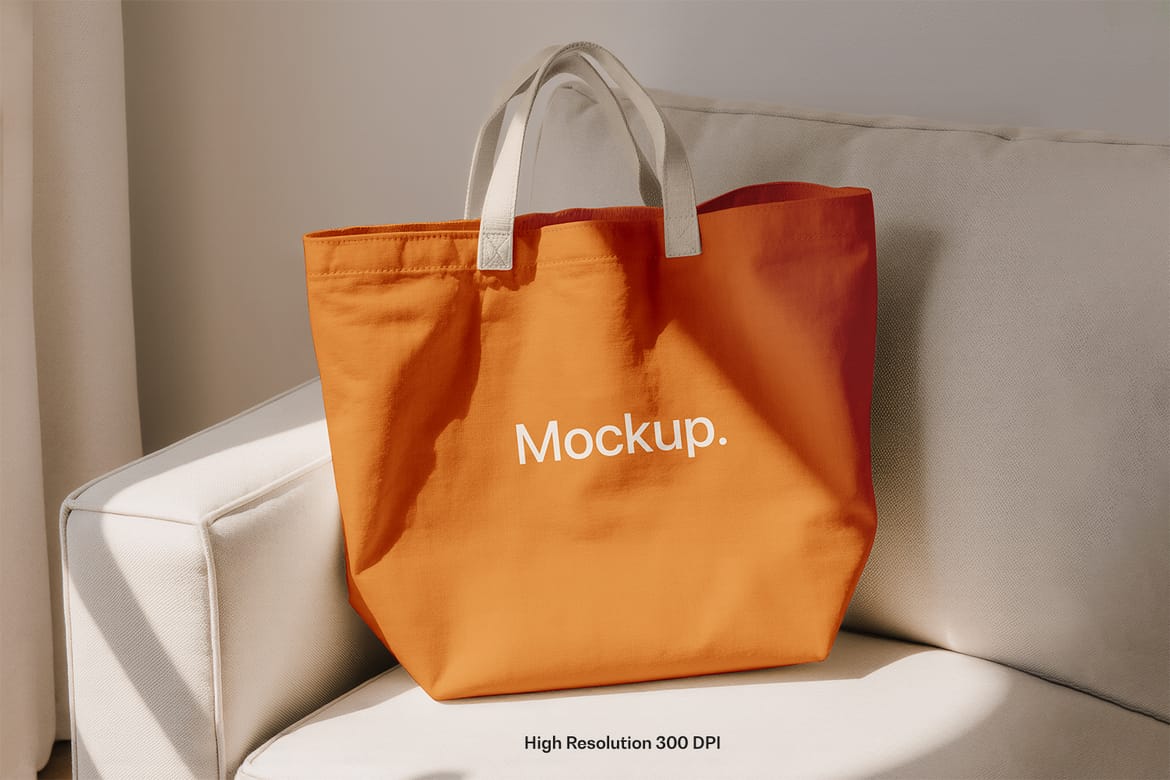 Canvas Tote Bag Mockup