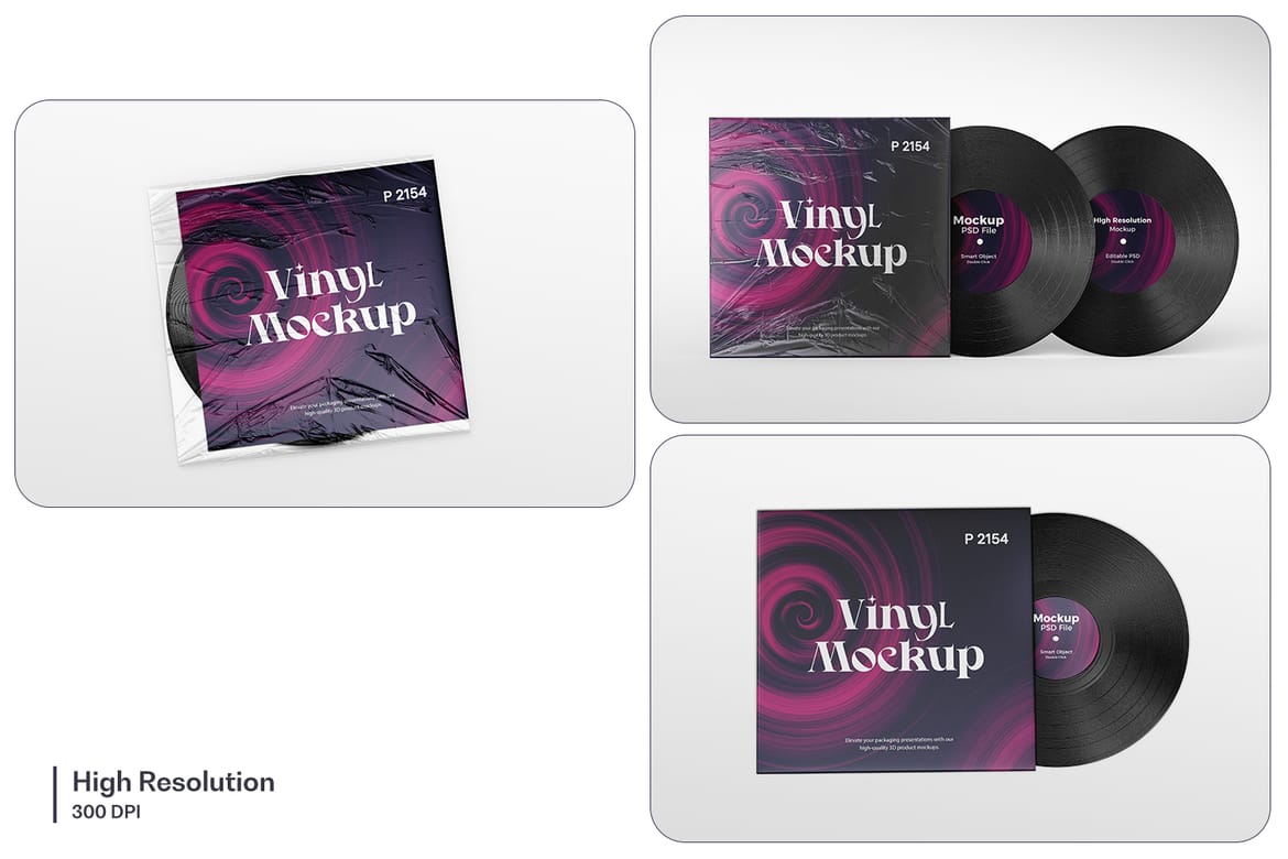 Vinyl Record Mockup