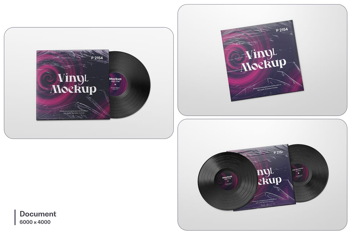 Vinyl Record Mockup