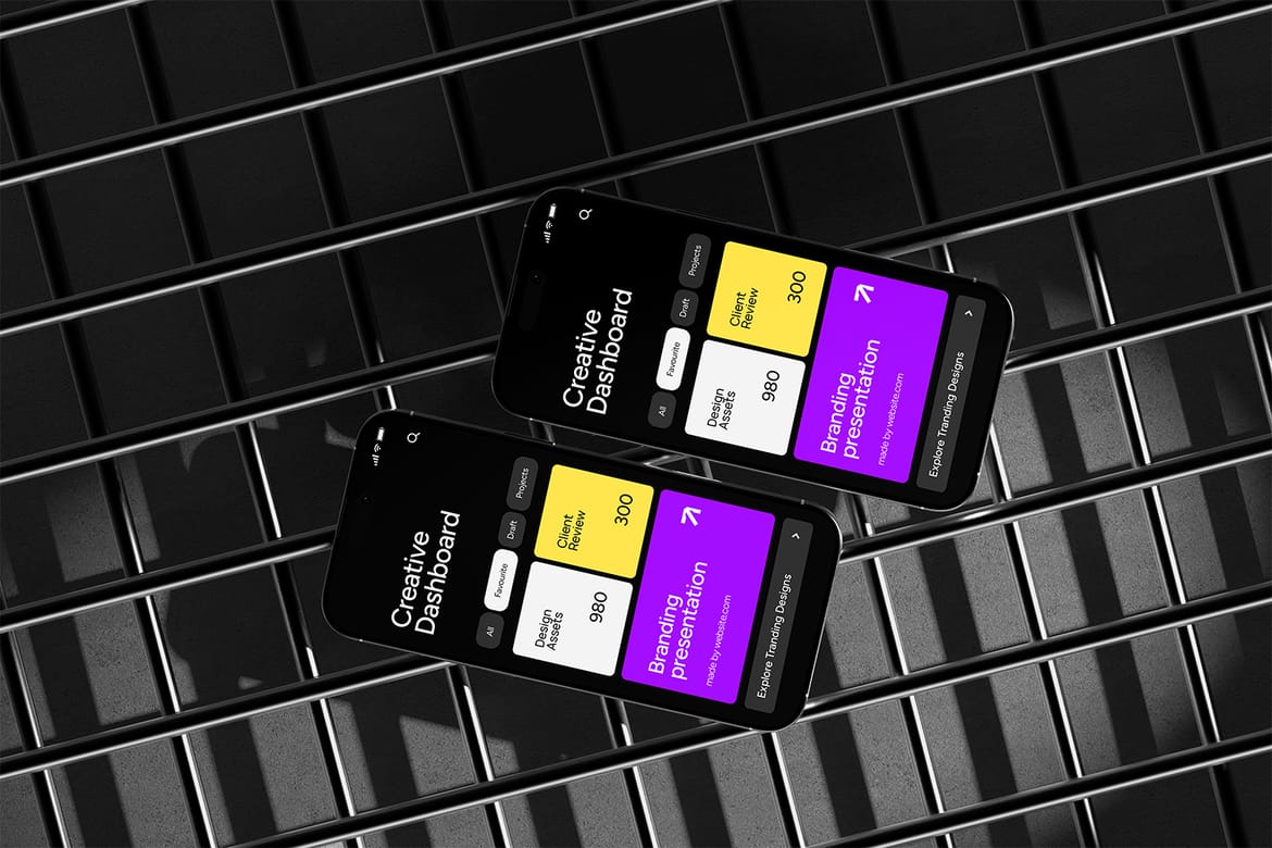 Modern iPhone 16 Pro Max Mockup