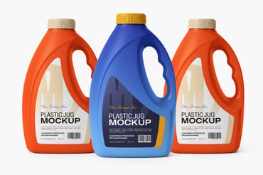Plastic Jug Mockup