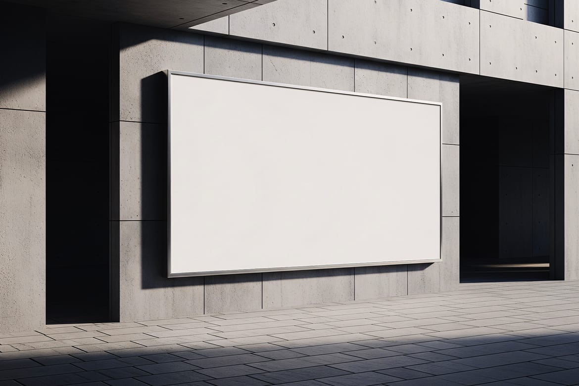Outdoor Billboard Mockup