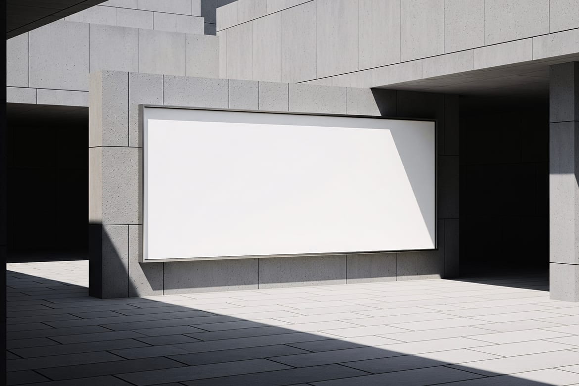 Outdoor Billboard Mockup