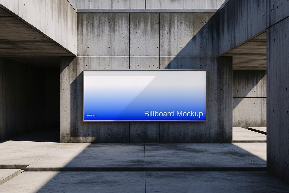 Outdoor Billboard Mockup