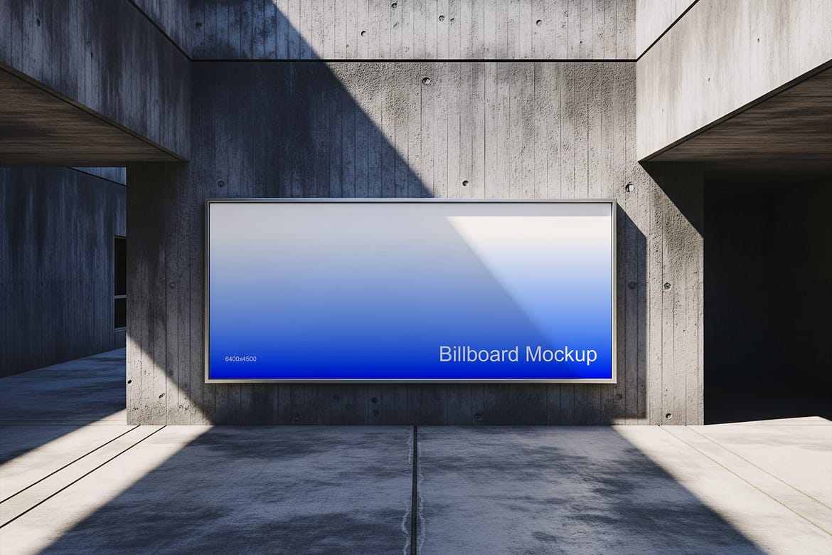 Outdoor Billboard Mockup