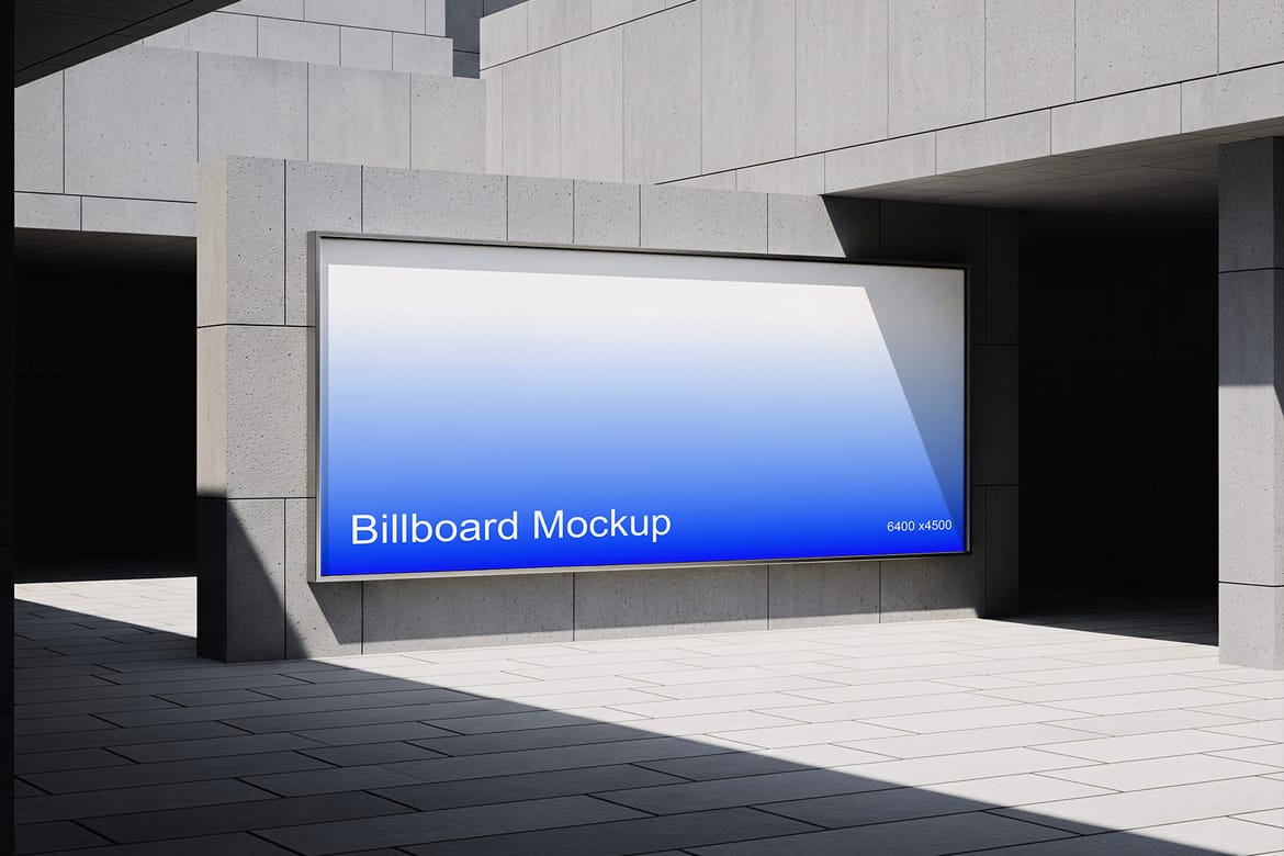 Outdoor Billboard Mockup