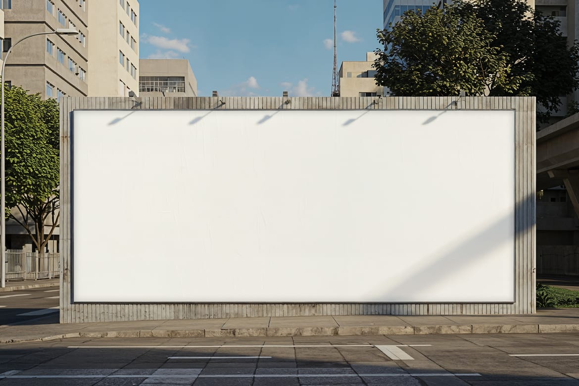 Urban billboard and posters mockups 