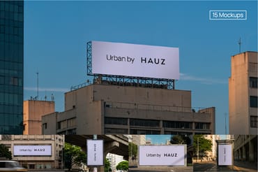 Urban billboard and posters mockups 