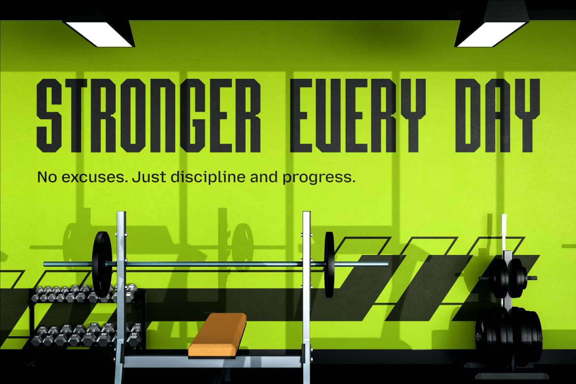 Gym Studio Branding - Environmental