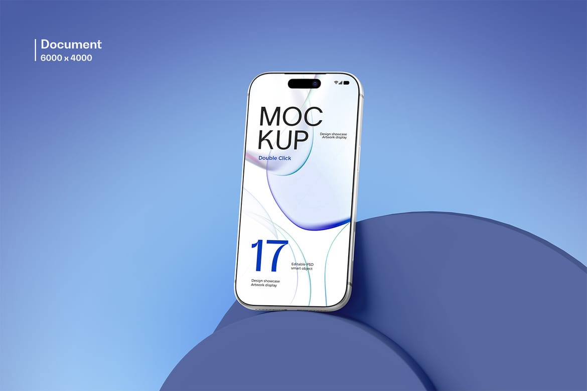 Industrial Modern iPhone 17 Pro Mockup