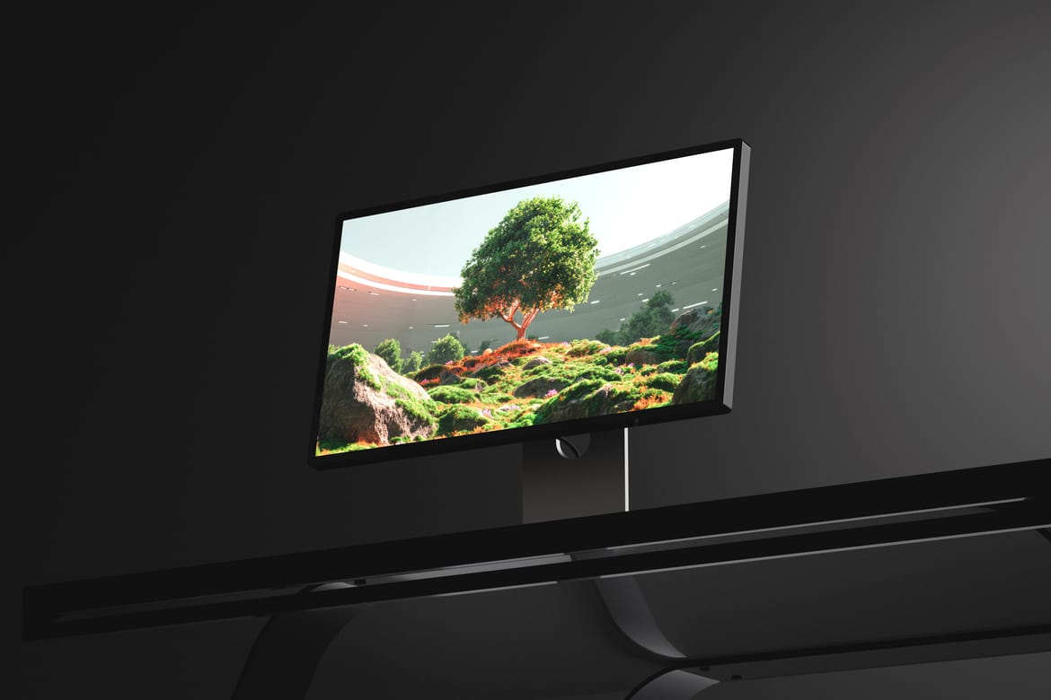 Apple Display Studio Mockup