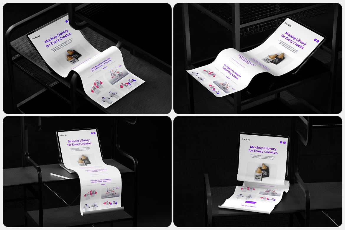 Longscroll Device Mockup – Mobile Display