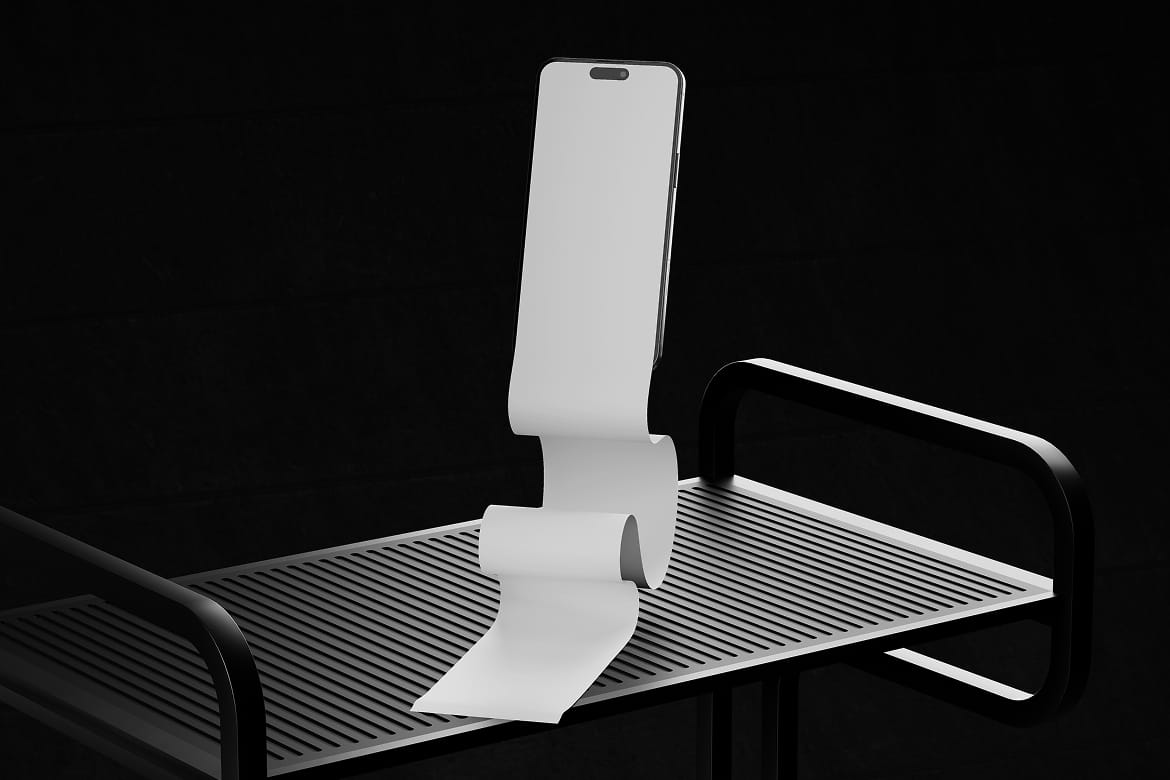 Longscroll Device Mockup – Mobile Display