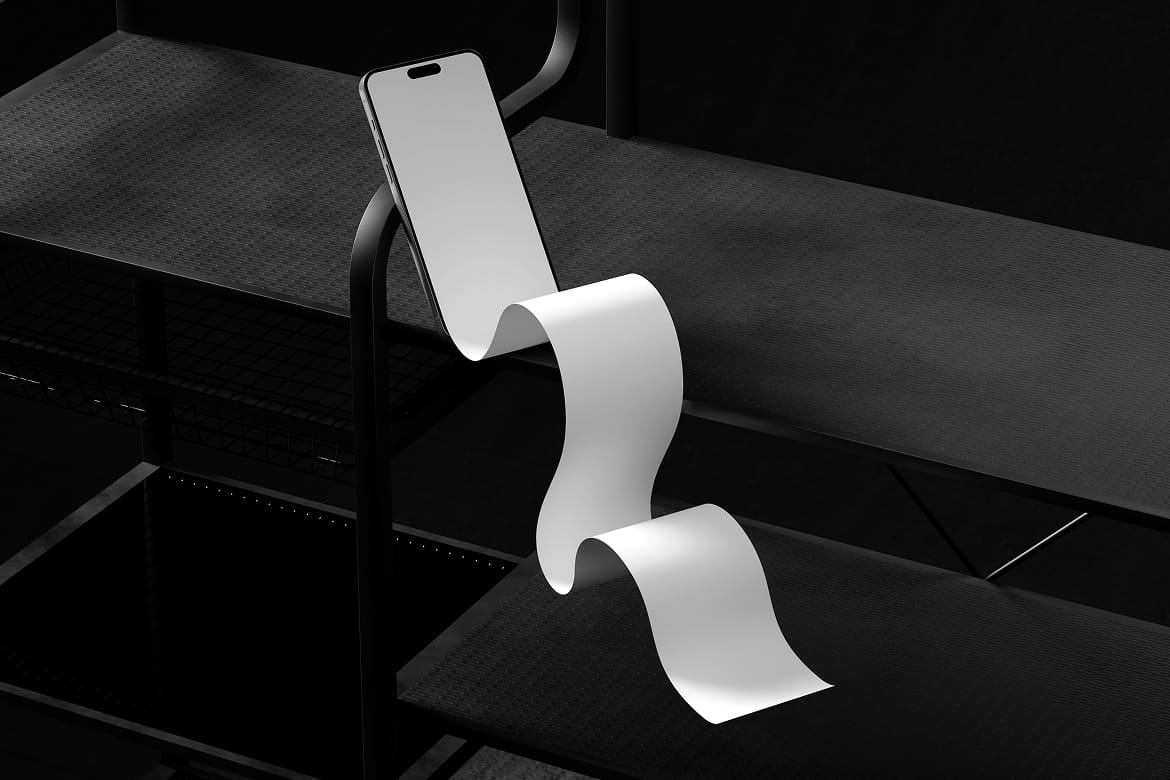 Longscroll Device Mockup – Mobile Display