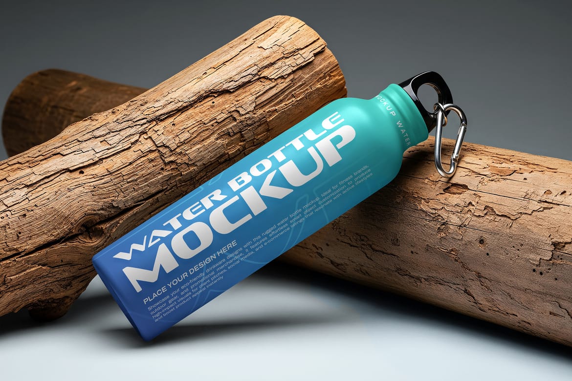 Water Bottle Mockup