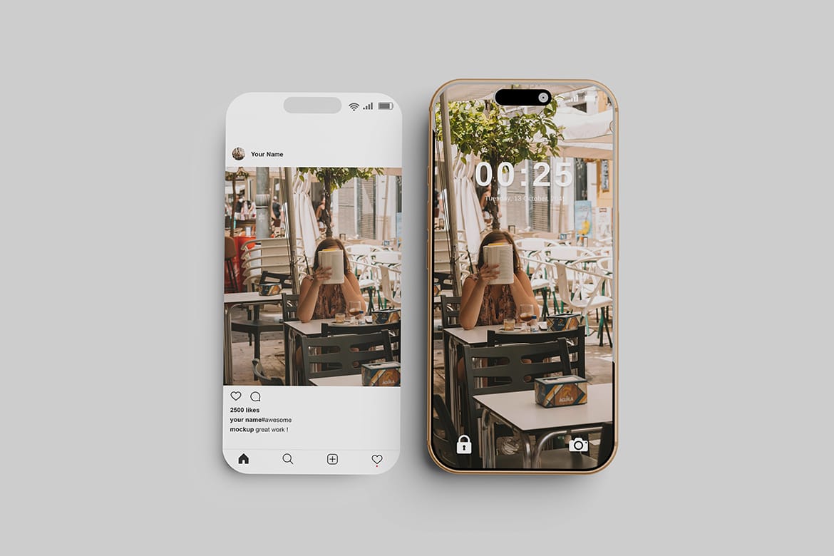 iPhone Screen Mockup