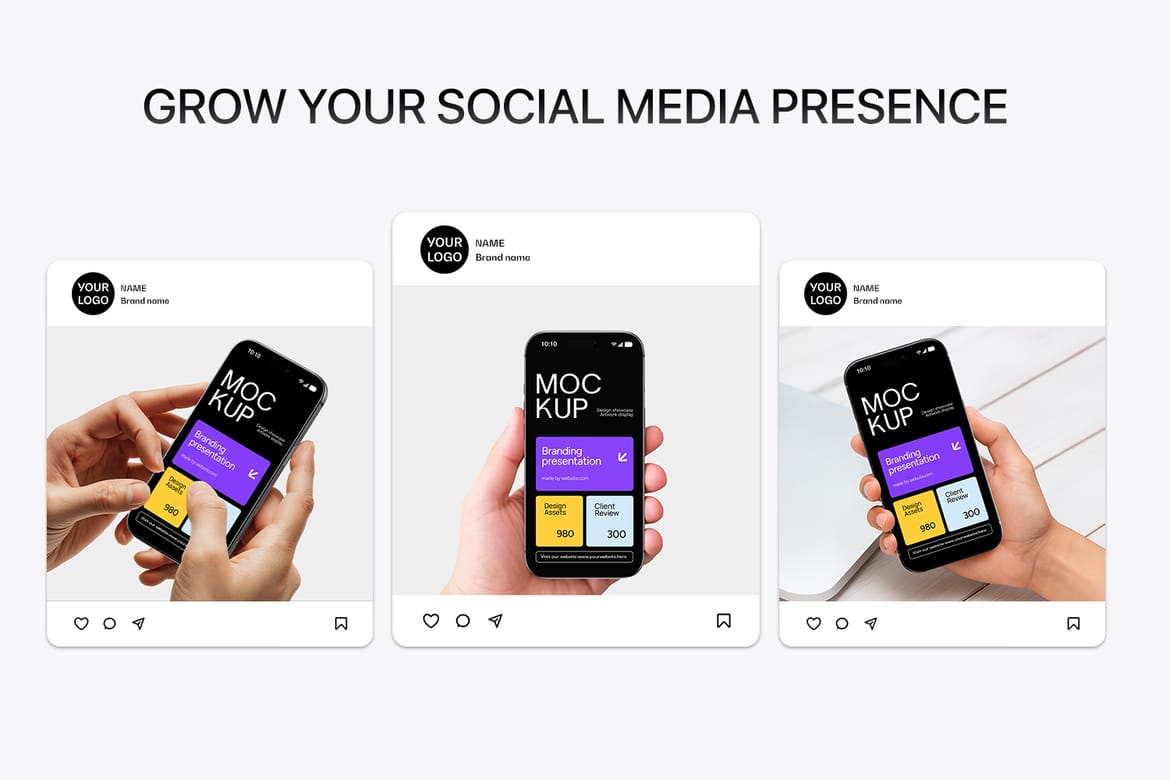 Hand Holding iPhone 17 Pro Max Mockup