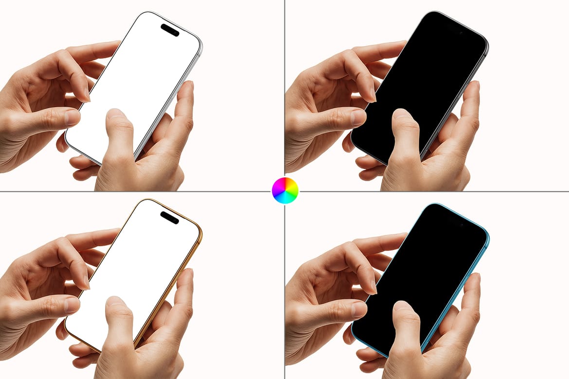 Hand Holding iPhone 17 Pro Max Mockup